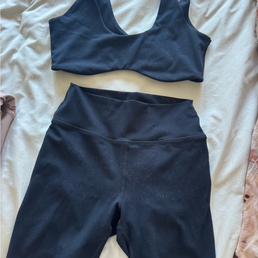 Joah Brown Black Leggings High-Waisted Minimalist Design